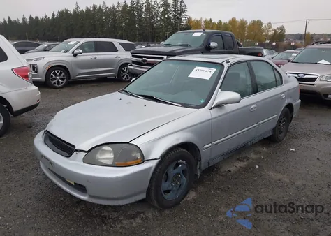 1996 Honda Civic Ex from USA, damaged, VIN 2HGEJ8640TH523659